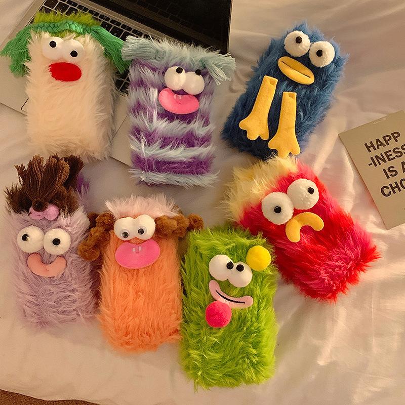 Winter Coral Velvet Socks Funny 3D Cartoon Girls Thickened Warm Socks Home -child Stockings Floor Sleeping Socks