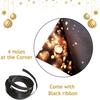 Happy New Year Banner for 2026 Party Decoration, Blackgold New Year Eve Banner Photo Backdrop Party Supplies (HAPPY NEW YEAR)
