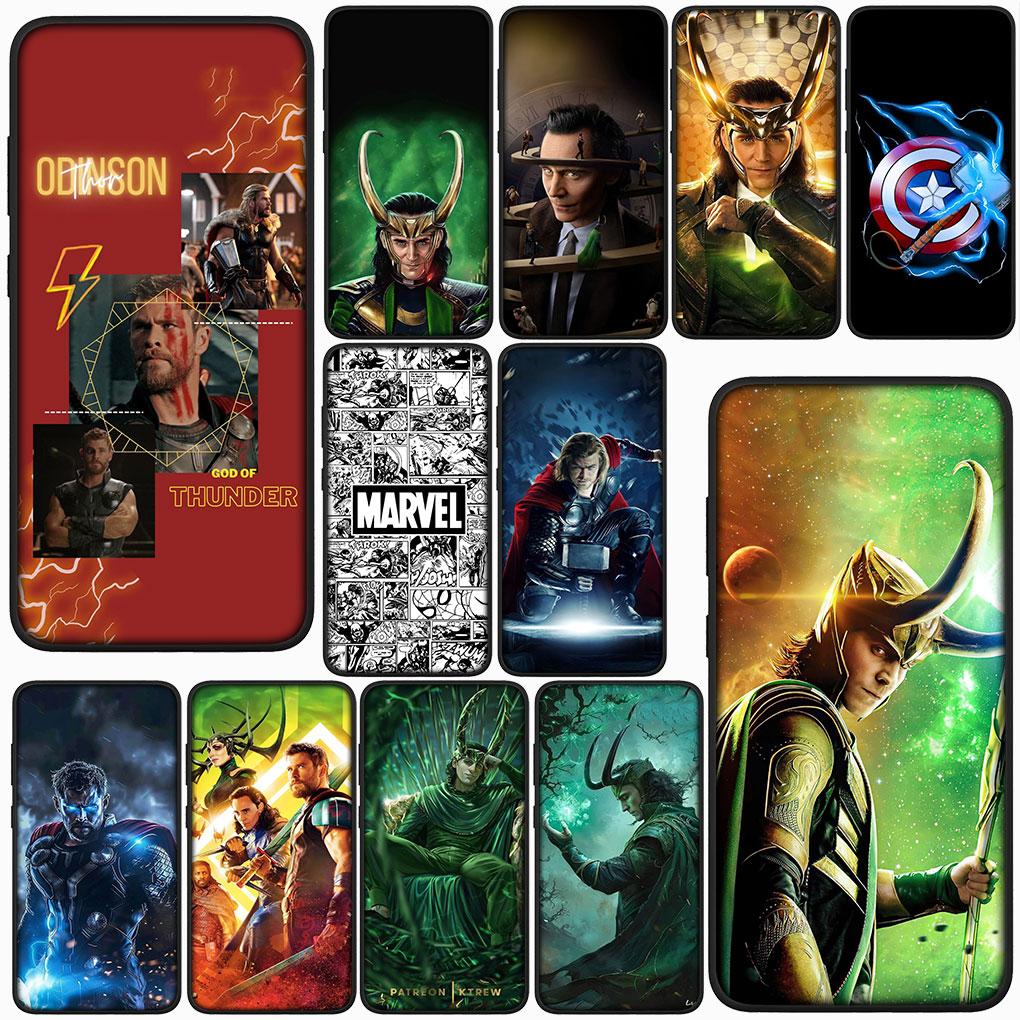 Cover for Xiaomi Redmi Note 12 10 11 9 Pro 10C 12C 9T 9A 10A 12S Note11 Note12 5G 4G Phone Case Loki Marvel Thor Odinson