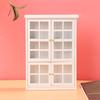 1:12 Dollhouse Miniature White Wood Cupboard Shelf Furniture Model