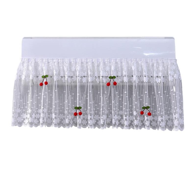 1PC Windshield Curtain Bedroom Air Conditioner Cover Cloth Dust-proof Lace Anti-direct Blowing Air Conditioner Household