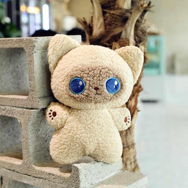 Blue-Eyed Cat Doll Xiaohongshu Same Cat Plush Toy Cloth Doll Children And Girls Birthday Gift