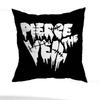 P-Pierce The Veil Music Pillow Case Sofa Living Room Bedroom Headboard Backrest Cushion Square Cushion Nap Time