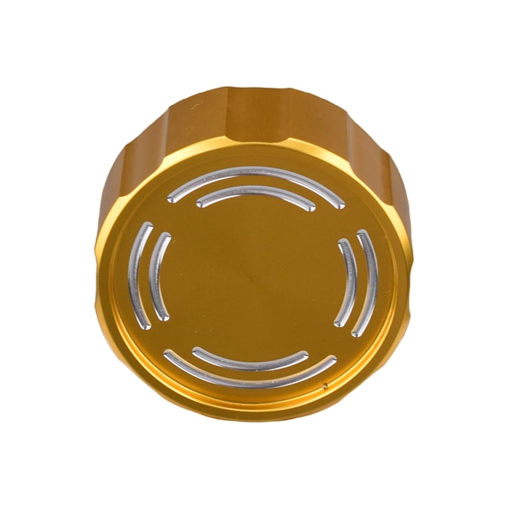 AUSHOOL Motorcycle Master Cylinder Cap and Reservoir Tank Cover for Honda CBR1000RR Rear Brake and Clutch (08-20) (04-07) (Gold)