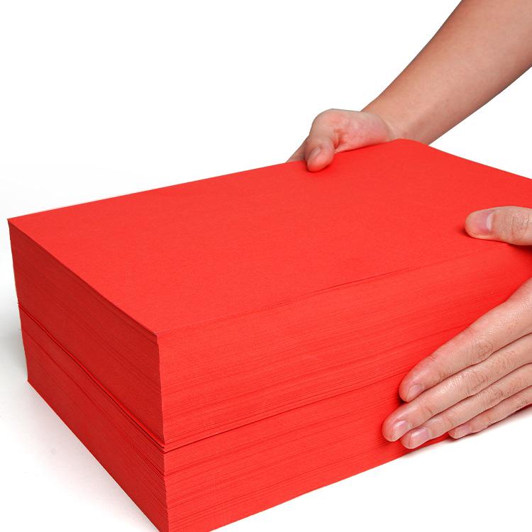 Leuchtend rotes A4/A5 70g Druckpapier für Büro und Basteln