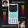 Portable Voice Modulator Sound Card Real Time Voice Changing Control For PC Live Streaming Gaming Recording