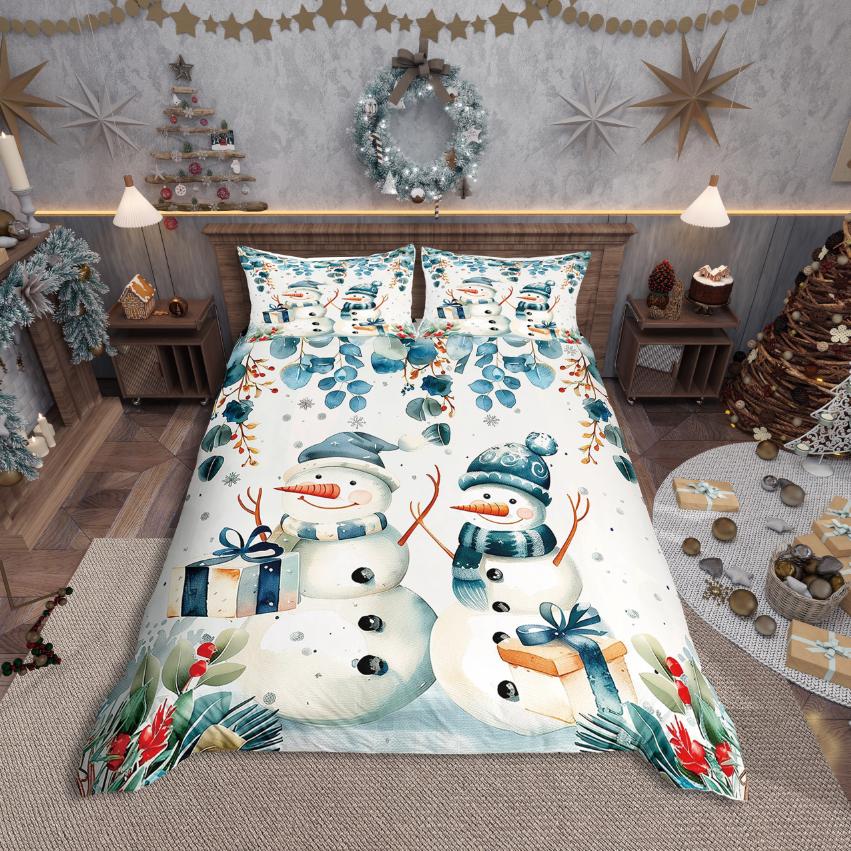

Homewish Merry Christmas Duvet Cover SetFestival Xmas For Girls Bedding SetHappy New Year Decor EU Single(135*200cm)3pcs