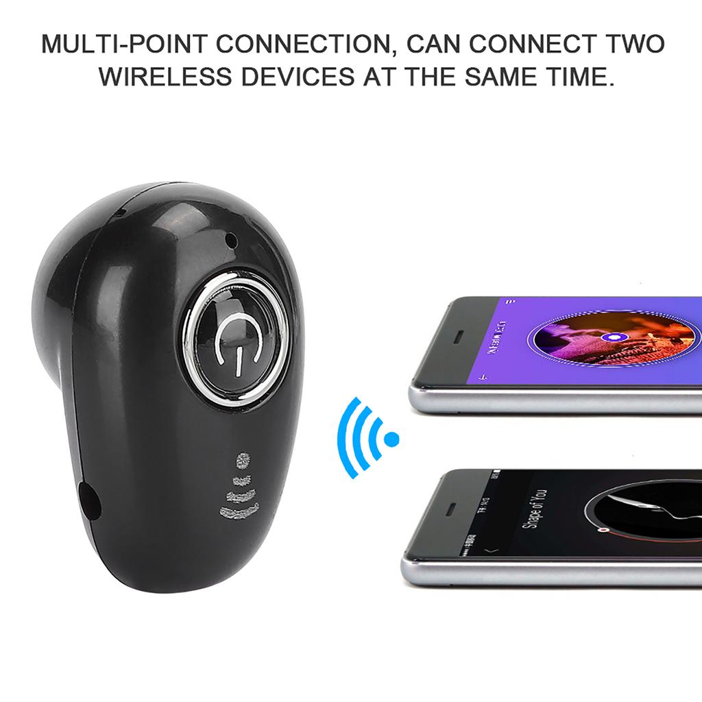 S650 Mini Bluetooth Earphone Wireless In Ear Earbuds Handsfree Headset Monaural Mini Sport Headphone