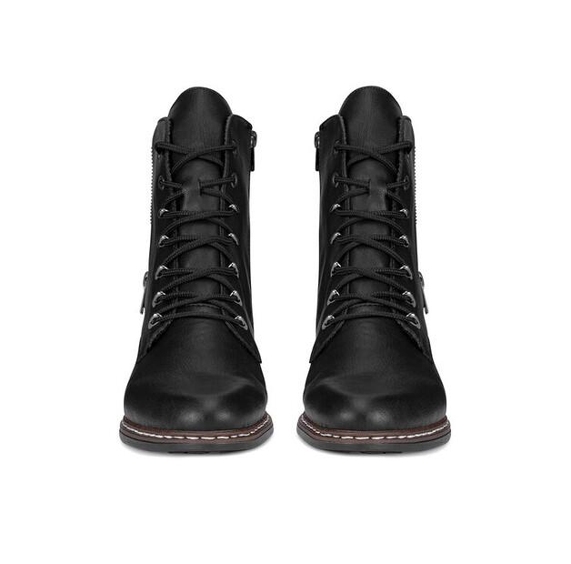 Rieker Y0800-00 Black Ankle Boots