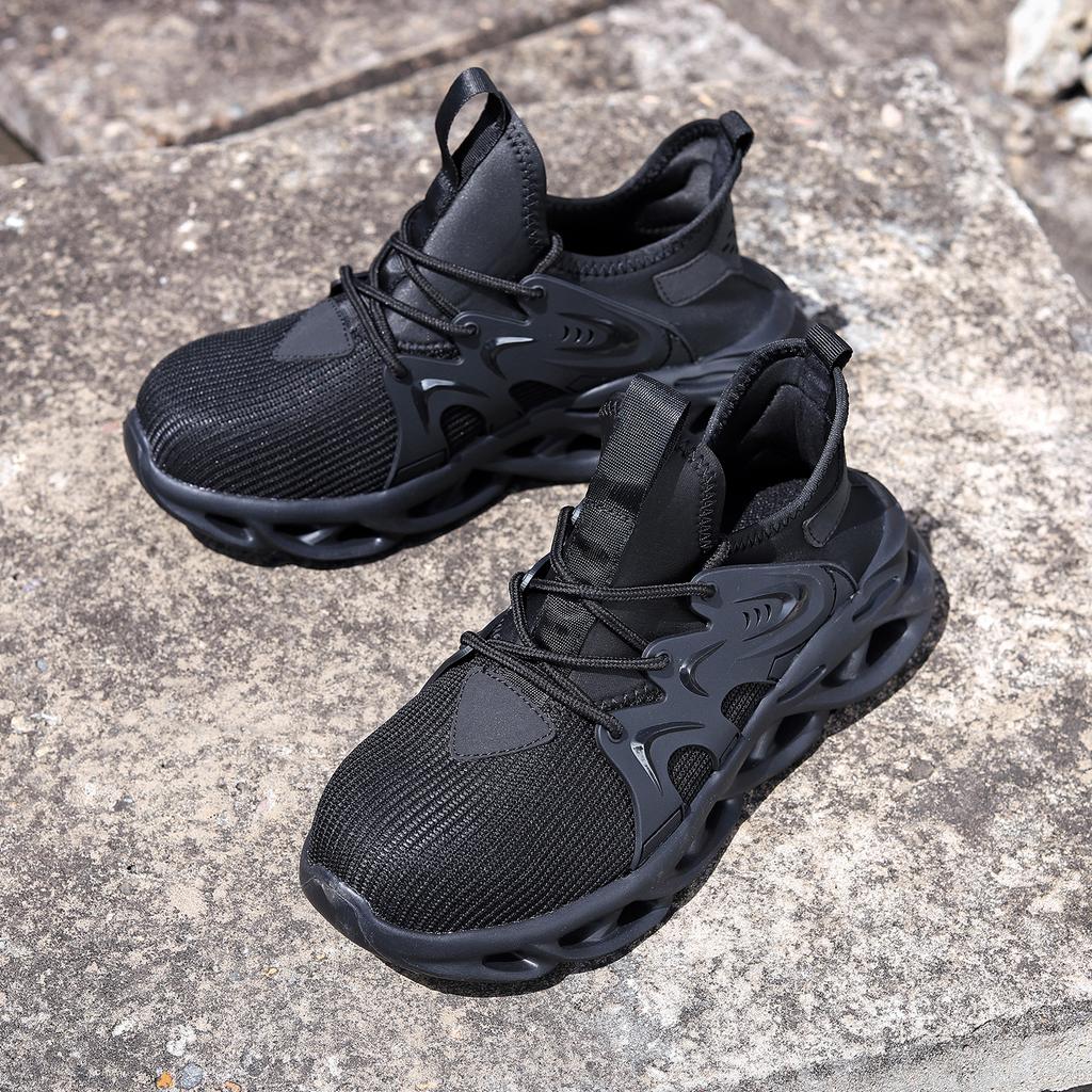 Work Safety Shoes Men Lightweight Indestructible Work Sneakers Security Steel Toe Shoes all-season outdoor Protective Boots