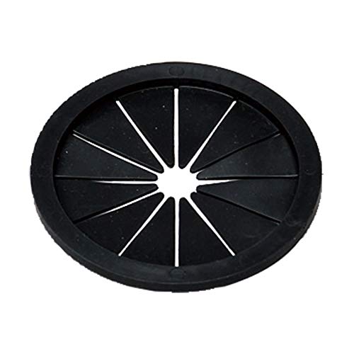 Belca (Belca) Made In Japan Drain Cover, Chrysanthemum Split Rubber Sink Cover, Type 80, for 8cm Diameter Sinks, 7.96cm Diameter X 0.6cm Height, Black