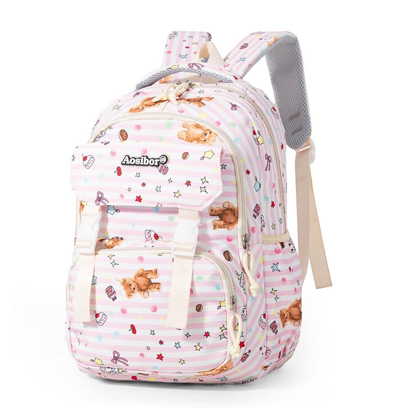 Three-piece Backpack Student Schoolbag Junior High School Women's Large-capacity Backpack