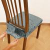 Golden Diamond Velvet Chair Cover Solid Color Buckle Non-Slip Dustproof Elastic Seat Cover Snug-Fit Soft Comfortable Protector
