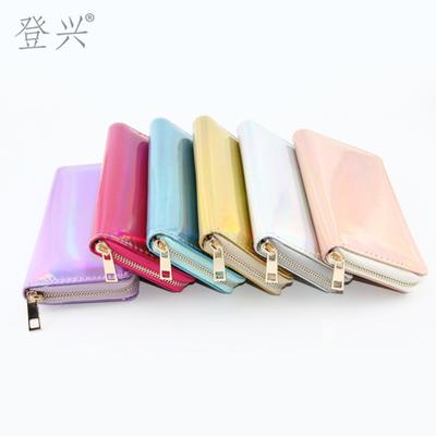 New Colorful Laser Long Wallet, Card Bag Wallet