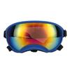 Dog Sunglasses Windproof UV Proof PC TPU with Adjustable Strap Pet Goggles for Outdoor Skiing Blue