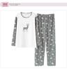 Spot Men's Long Sleeve Pajamas - Spring/Fall Home Wear, Youth/Middle-aged Thin Winter Set