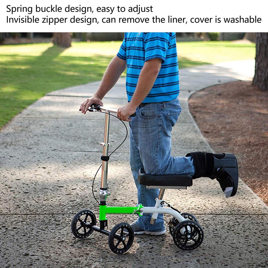 Knee Scooter Cushion Cover Comfortable Removable Non Slip Knee Scooter Pad Cover for Outdoor