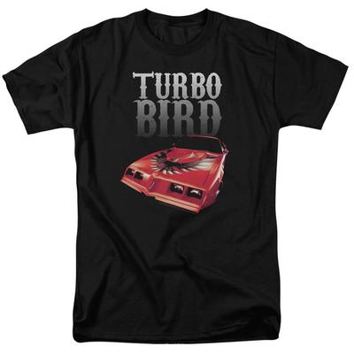 Pontiac Turbo Bird Herren T-Shirt Schwarz Offiziell Lizenziert