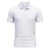 Men's Simple Quick-Drying Polo POLO Shirt Golf Type Men's Gentleman Loose Breathable Lapel Short Sleeves