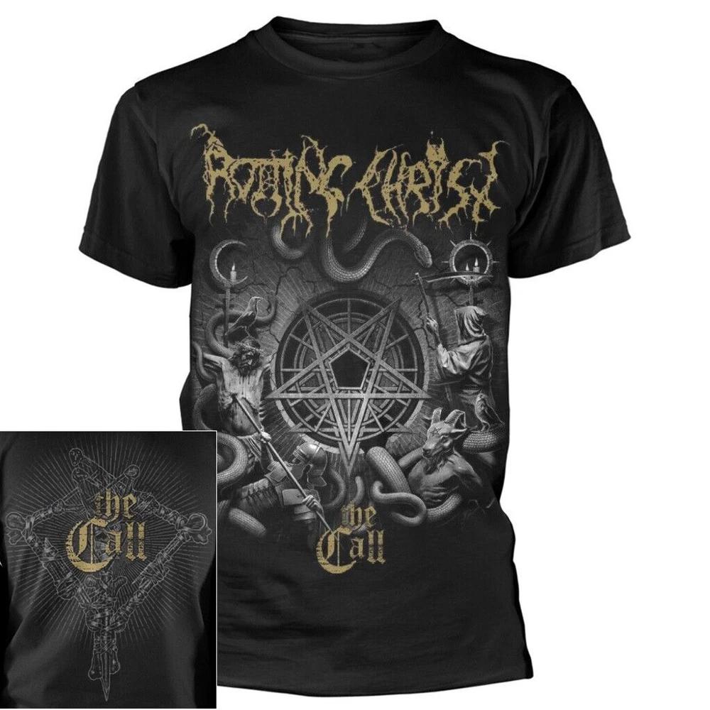 Rotting Christ The Call Shirt T-Shirt Black Metal Band Tshirt L