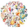 35-100pcs Fairy Tale Stickers Pvc Aesthetic Stationery Decorative Scrapbooking Luggage Laptop Cup Graffiti Decals Supplies