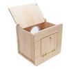 Parakeet Nesting Box Wooden Spacious Insulated Parrot Breeding House Mating Box for Lovebirds Cockat