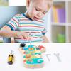Montessori Early Education Children Screw Wooden Nut Disassembly And Assembly Tool Combination Busy Board Toy