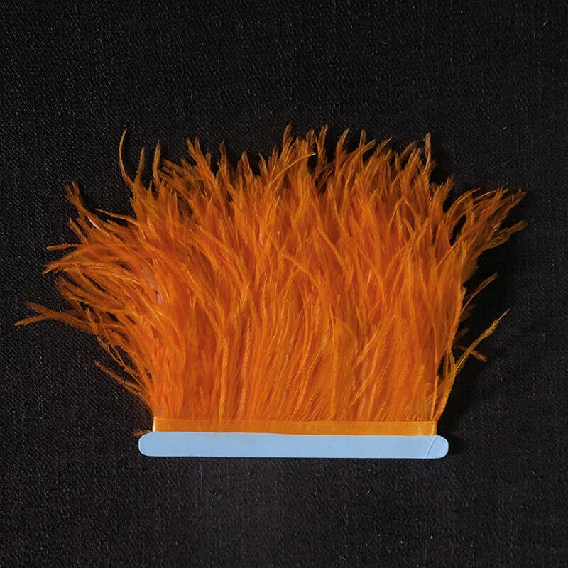Natural Ostrich Feather Ribbon Trim 10M Diy Sewing Decor for Wedding Dress Clothing Craft Needlework Handicraft Feather Cloth