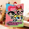 Klassische Cartoon T The P PowerpuffS G Girls Decke für Weiche Überwurfdecke für Picknick Bett Sofa Zuhause Schlafzimmer Gemütlich Warm Bequem