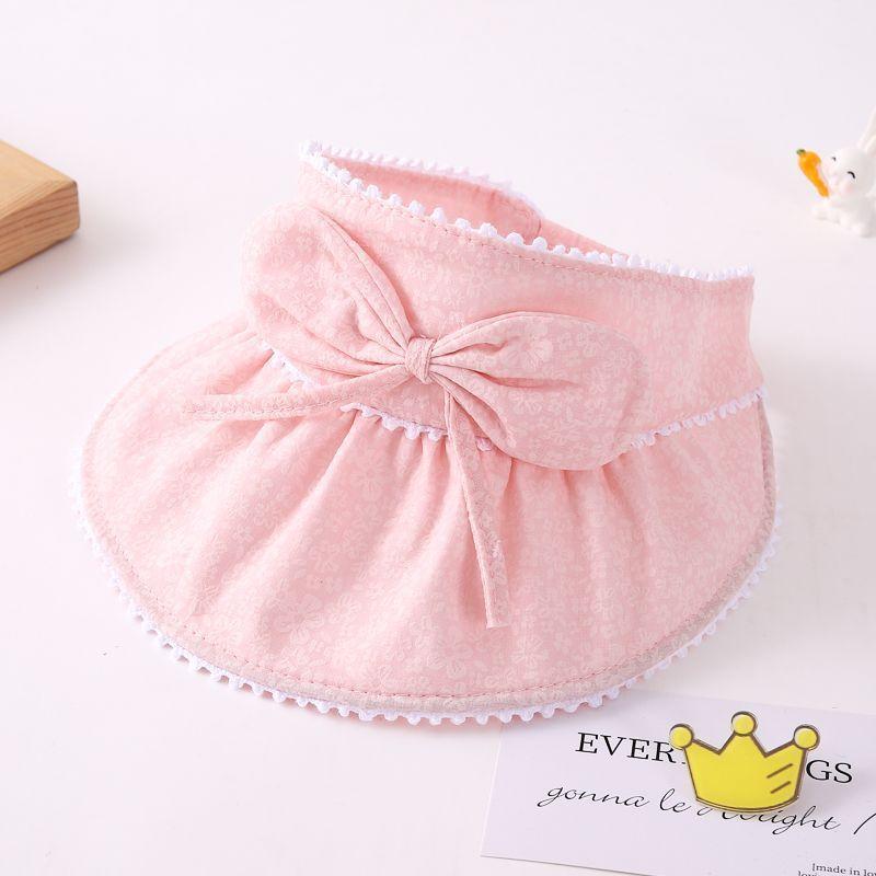 Baby Sun Hat Summer Sun Protection Short Brim With Butterfly Bow For 324 Months