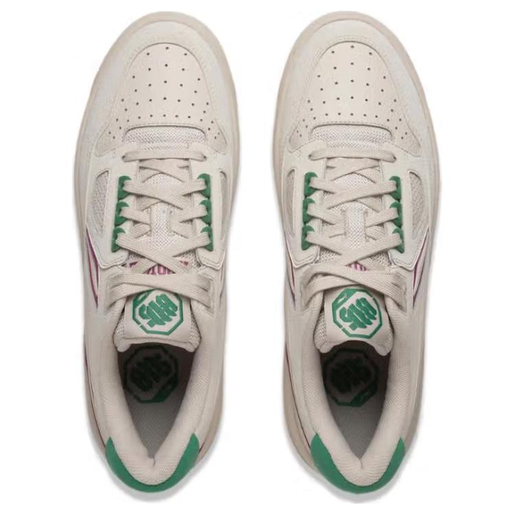 New LiNing New Arrival Wear Resistant Slip Resistant Cushioning Low Top Basketball Shoes Unisex Beige Red Green ABCV007-6