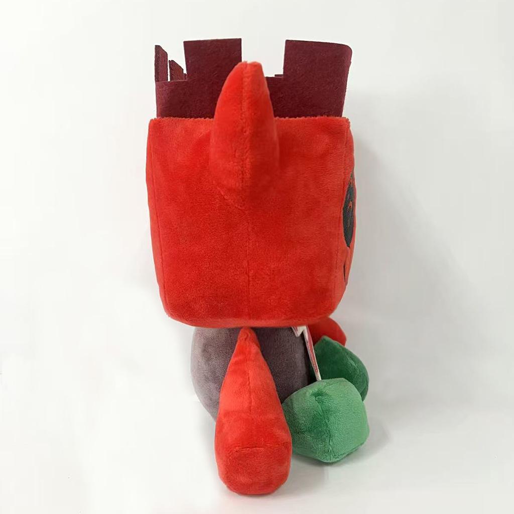 25cm Roblox Forsaken-JX1DX1 Plüsch Roter Teufel Stofftier Spiel Zubehör Weiche Plüschpuppe Geburtstagsgeschenk Für Spielefans Heimdekoration