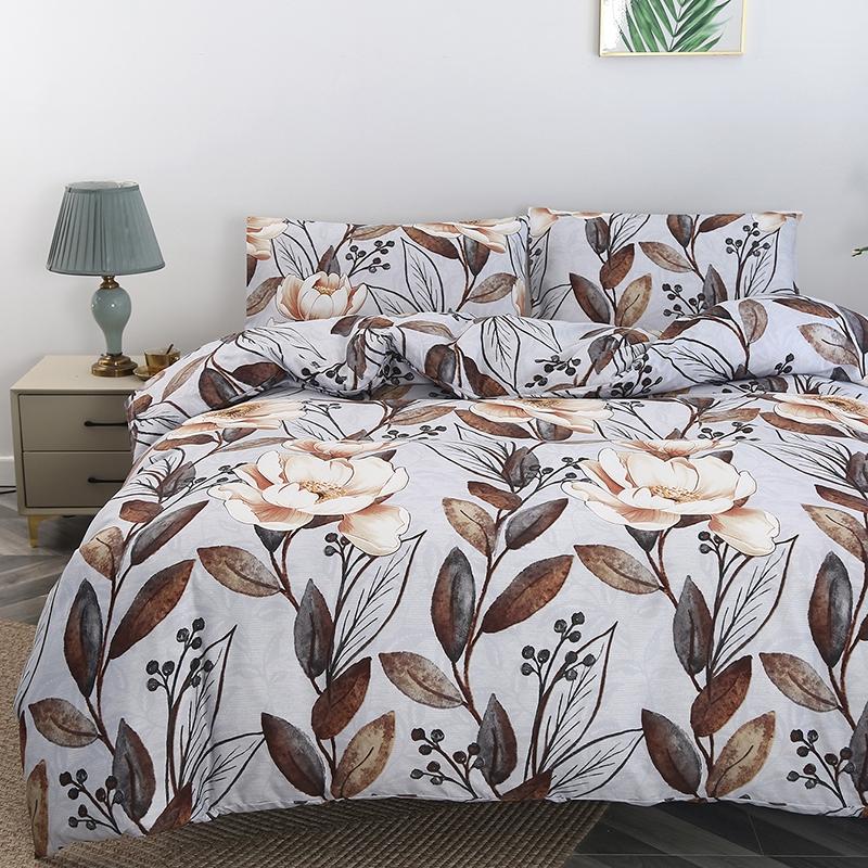 Reversible Summer Blossom Single Twin Full Queen Duvet Cover Set