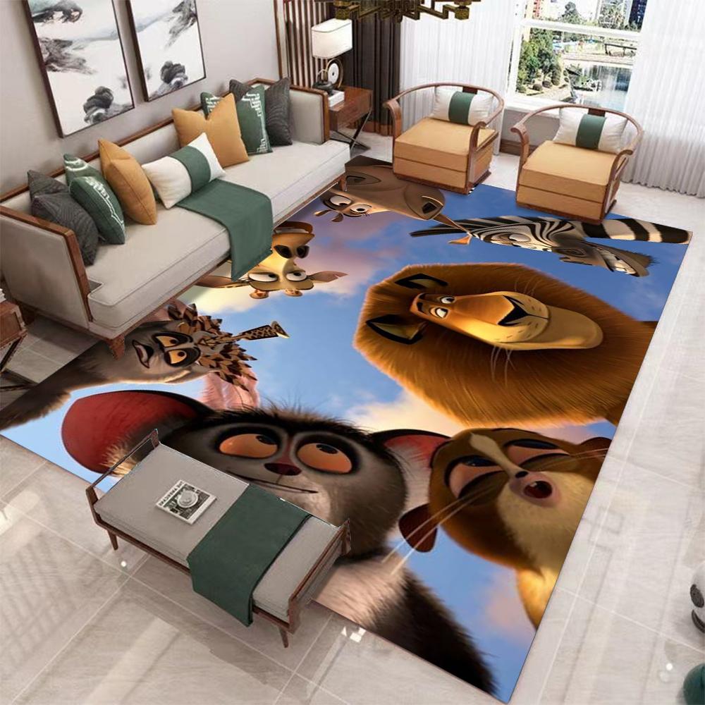 Niedlicher Cartoon Haustier Hund Katze Teppich Kinderzimmer Teppich Rutschfeste Matte Lebhaftes Tier Heimdekoration Wohnzimmer Familienfreundliche Bodenmatte