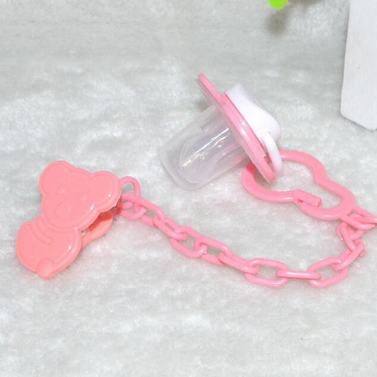 Chain Buckle Nipple Soother Clip Pacifier Dummy Toy Holder Baby  Accessory