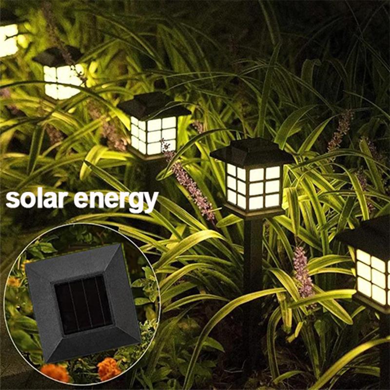 2 Pack Solar Pathway Light Outdoor Solar Lamp Waterproof Landscape Lighting for Garden Yard Patio Walkway Driveway Camping Decor