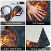 Versatile 3D Brazier Design Funny Gift Doormat Mat Anti-Slip  Kitchen Bath Living Room Rug Carpet 40*60cm