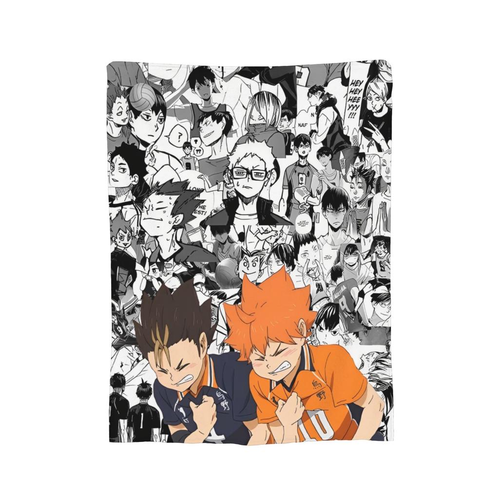 Anime Haikyuu Plush Blankets Miya Atsumu Manga Novelty Throw Blankets for  Sofa Bedding Lounge 150*125cm Quilt,