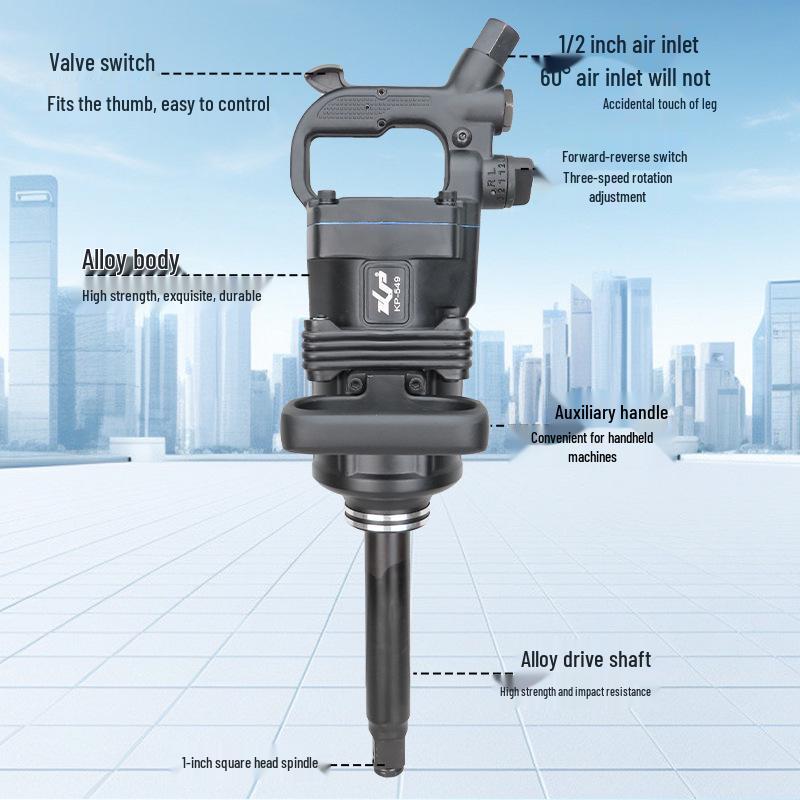 Gaobao 1" High Torque Heavy Duty Pneumatic Impact Wrench for Auto Repair
