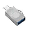 JS-103 USB To Type-C 3.0 Converter High Speed U Disk Zinc Alloy OTG Adapter for Laptop Computer