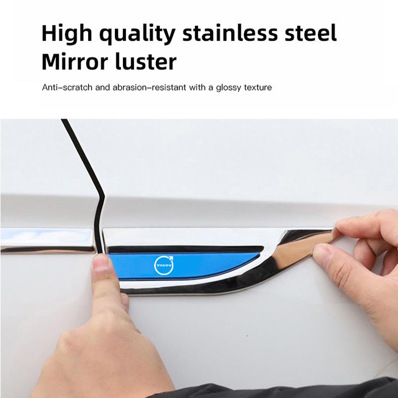 3D Metal Car Emblem Sticker Fender Side Decals For Volvo V60 V40 XC90 XC40 S60 C30 XC60 V50 V70 S90 AWD Auto Styling Accessories