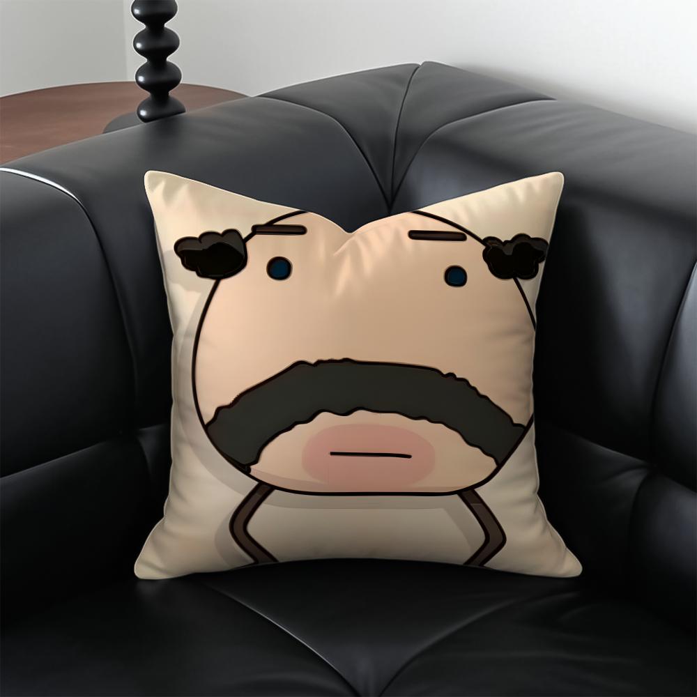 

Esoteric Controversial Baphomets Cushion Cover Pillow Case Antidustmite Invisible zipper silky plush cushion 30X30cm