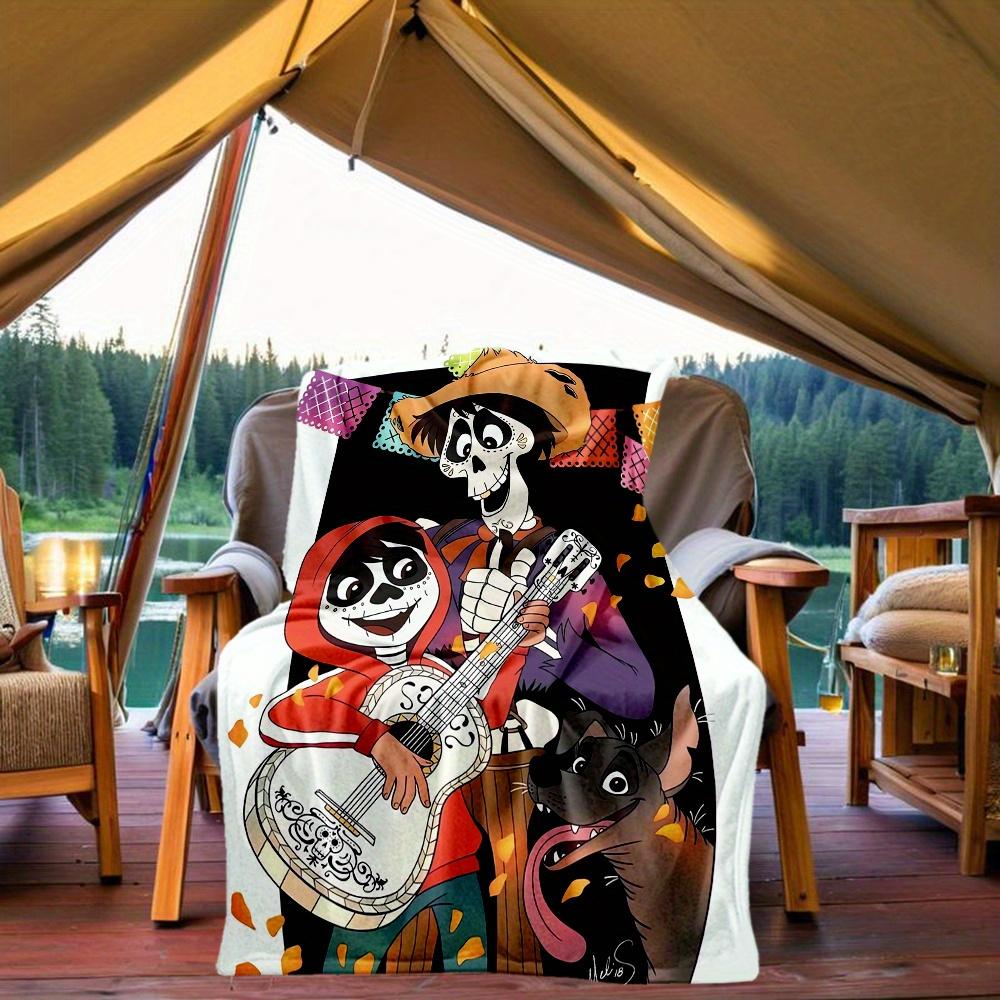 1 Stück, Coco Decke Cartoon Überwurfdecke, Weiche Bettwäscheabdeckung, Geschenk für Freund, Outdoor-Decken, Wohnzimmer