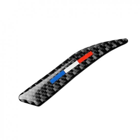 4× Carbon Fiber Side View Mirror Cover Trim Sticker For Ford Mustang 2015--W