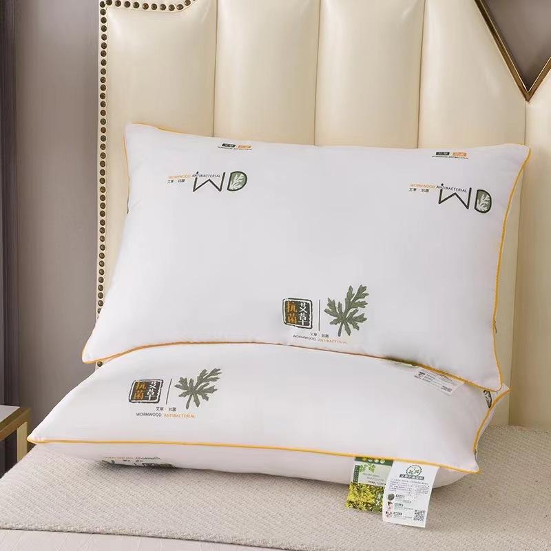 Velvet Cotton Pillow, Adult Household Neck Pillow Core, Washable, Soft and Helpful for Sleep