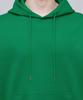 Flat Terry Oversized Hooded Sweatshirt [Jolly Green]