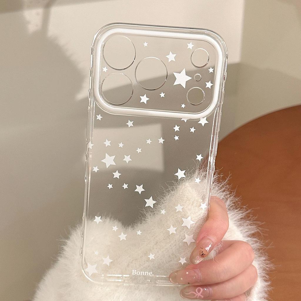 Weißer Stern Handyhülle für iPhone 16, iPhone 17 und iPhone 17 Pro Max