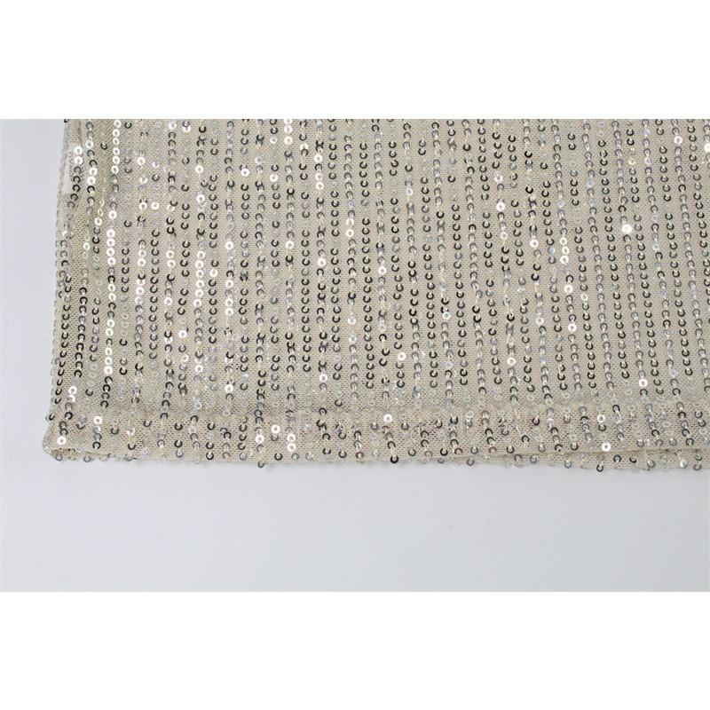 Sexy Women Beaded Sequin High Waist Slim Fit Bodycon Camisole Long Dress