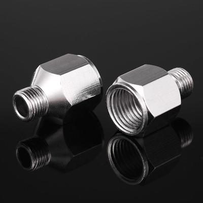 2pcs Airbrush Air Hose Adaptor G1/8" BSP Male & G1/4" Air Brush Connector