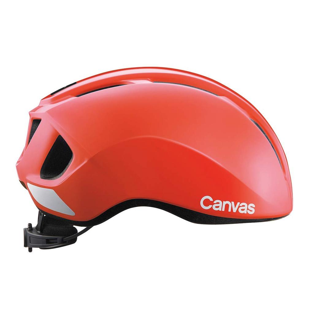OGK KABUTO Canvas Sports Bicycle Flash JCF Recommended Helmet, M/L (57-59cm), Red,